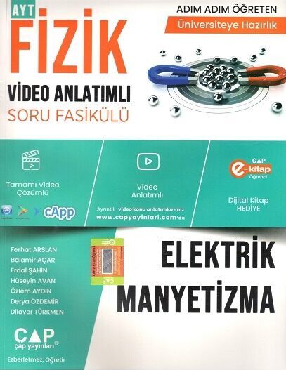 Çap Fizik Elektrik Manyetizma Konu Anlatımlı Soru Bankası Çap Yayınları
