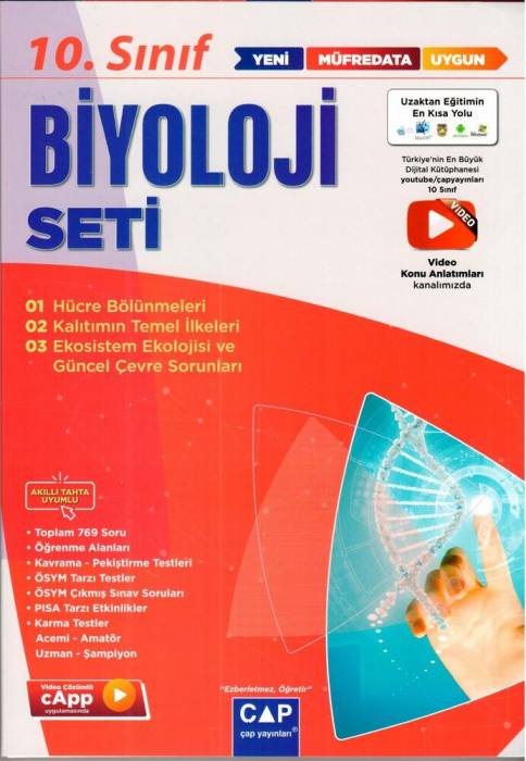 Çap Yayınları 10. Sınıf Biyoloji Anadolu Seti