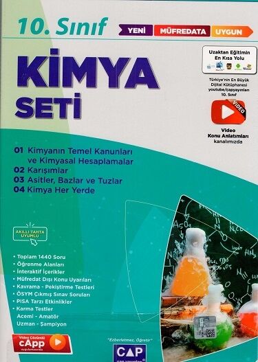 Çap Yayınları 10. Sınıf Kimya Anadolu Seti