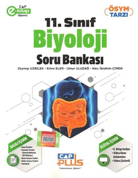 Çap 11. Sınıf Anadolu Biyoloji Plus Soru Bankası Çap Yayınları 