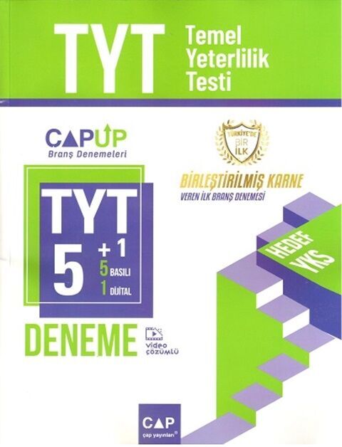 TYT 5 li Deneme Sınavı Çap Yayınları