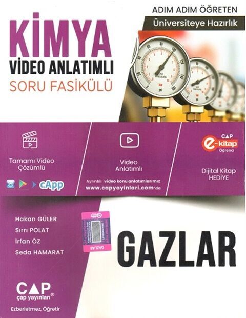 Çap Üniversiteye Hazırlık Kimya Gazlar Konu Anlatımlı Soru Bankası Çap Yayınları