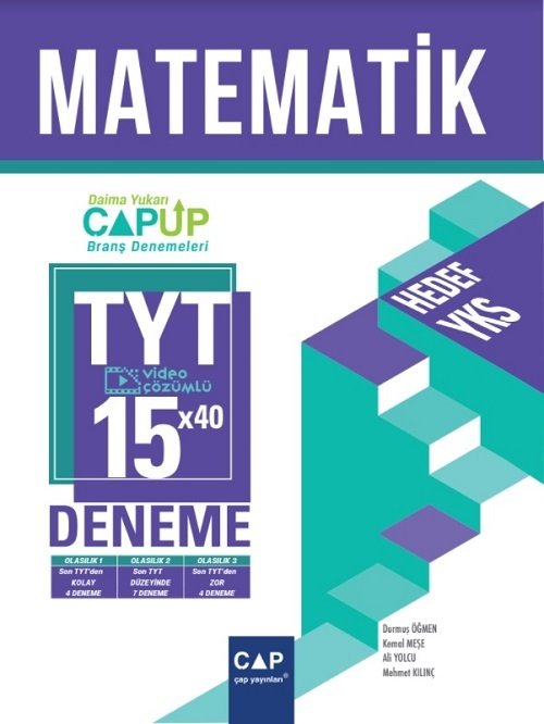 Çap YKS TYT Matematik 15x40 UP Deneme Video Çözümlü Çap Yayınları