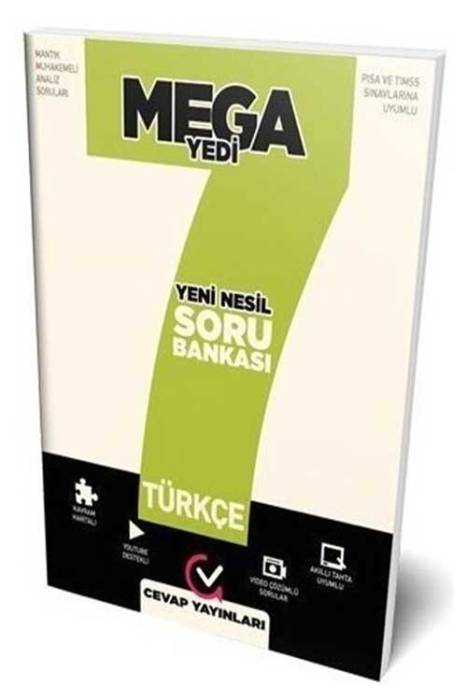 Cevap 7. Sınıf MEGA Türkçe Soru Bankası Cevap Yayınları