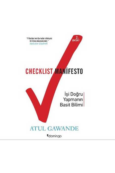 Checklist Manifesto-İşi Doğru Yapma Domingo Yayınevi