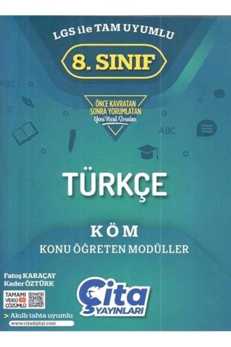 Çita Yayınları 8. Sınıf Türkçe Konu Öğreten Modülleri Çita Yayınları