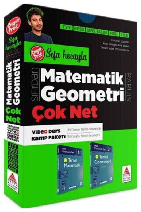 Çok Net Temel Matematik Geometri Sıfırdan Sınava Delta Kültür Yayınevi