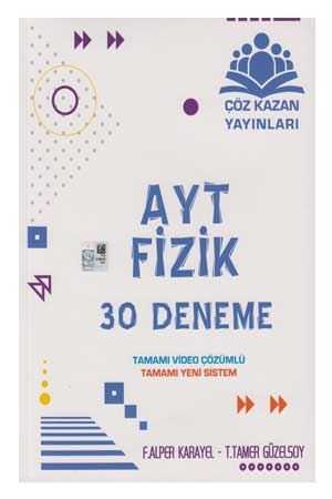 Çöz Kazan AYT Fizik 30 Deneme Çöz Kazan Yayınları