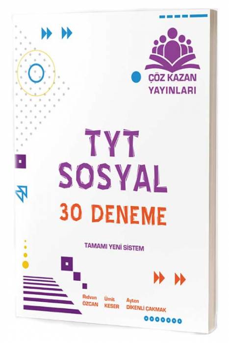Çöz Kazan YKS TYT Sosyal Bilimler Konu Analizli 30 Deneme Çöz Kazan Yayınları