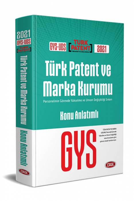 Data 2021 GYS Türk Patent ve Marka Kurumu Konu Anlatımlı Data Yayınları