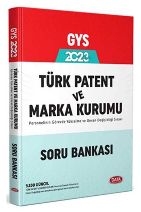 2023 Türk Patent ve Marka Kurumu GYS Soru Bankası Data Yayınları
