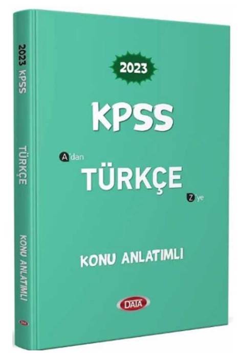 2023 KPSS Türkçe Konu Anlatımlı Data Yayınları