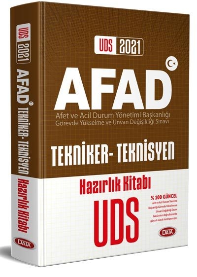 Data UDS AFAD Tekniker Teknisyen Hazırlık Kitabı Data Yayınları