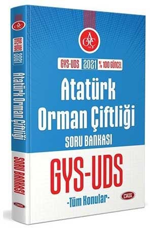 Data 2021 GYS UDS Atatürk Orman Çiftliği Soru Bankası Görevde Yükselme Data Yayınları