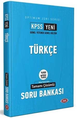 Data 2021 KPSS Optimum Jüri Serisi Türkçe Çözümlü Soru Bankası Data Yayınları