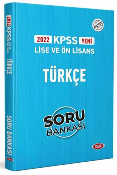 Data 2022 KPSS Lise Ön Lisans Türkçe Soru Bankası Data Yayınları