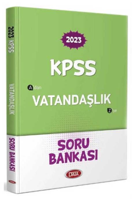 2023 KPSS A'dan Z'ye Vatandaşlık Soru Bankası Çözümlü Data Yayınları