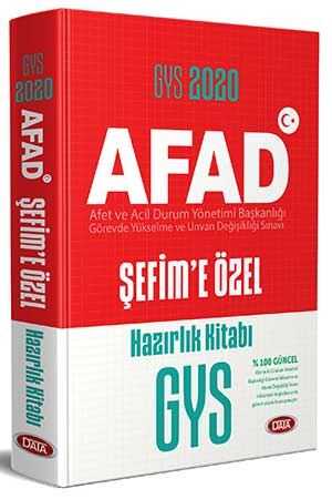 Data AFAD Şefime Özel GYS Hazırlık Kitabı Data Yayınları