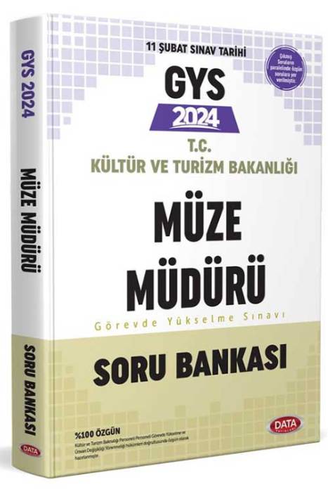 2024 Kültür ve Turizm Bakanlığı Müze Müdürü GYS Soru Bankası Data Yayınları