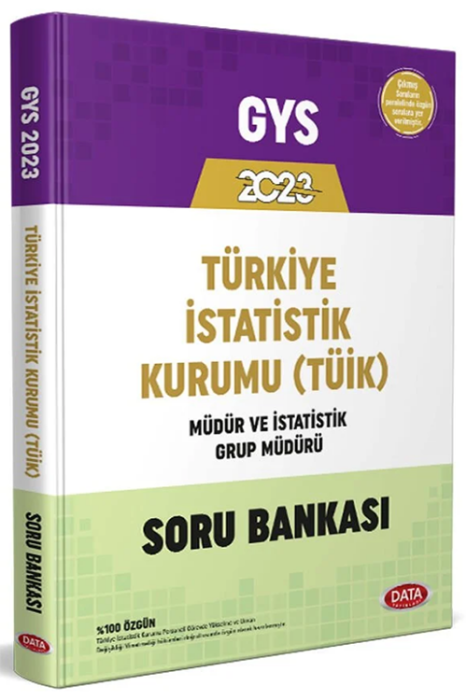 2023 Türkiye İstatistik Kurumu (TÜİK) GYS Soru Bankası Data Yayınları