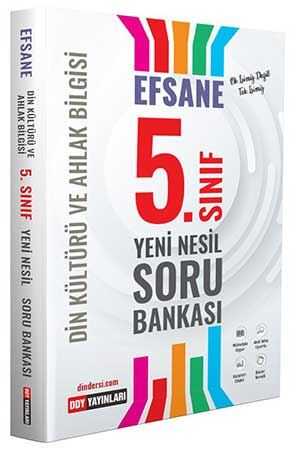 DDY 5.Sınıf Din Kültürü ve Ahlak Bilgisi Efsane Yeni Nesil Soru Bankası DDY Yayınları