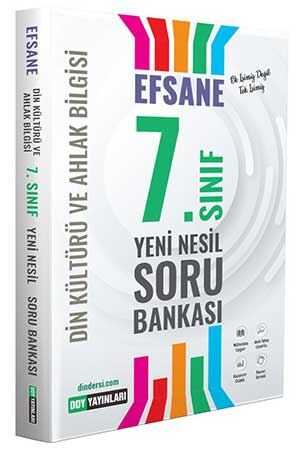 DDY 7.Sınıf Din Kültürü ve Ahlak Bilgisi Efsane Yeni Nesil Soru Bankası DDY Yayınları