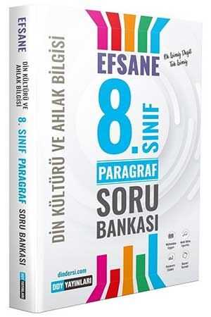 DDY 8. Sınıf Din Kültürü ve Ahlak Bilgisi Paragraf Efsane Soru Bankası DDY Yayınları