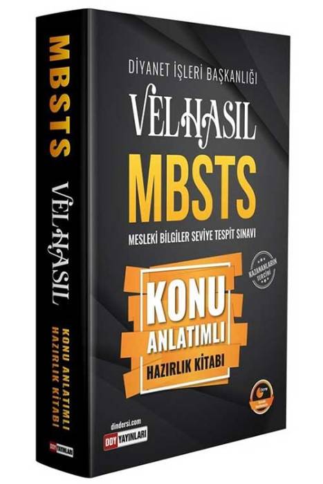 DDY MBSTS VELHASIL Konu Anlatımlı Hazırlık Kitabı DDY Yayınları
