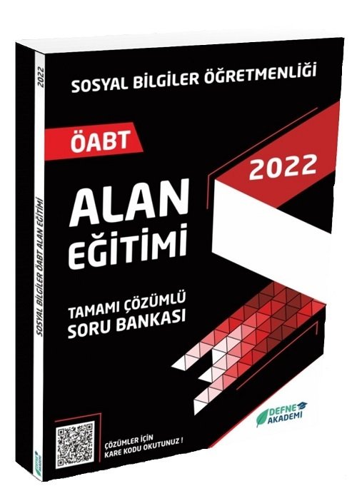 Defne Akademi 2022 ÖABT Sosyal Bilgiler Alan Eğitimi Soru Bankası Çözümlü Defne Akademi Yayınları