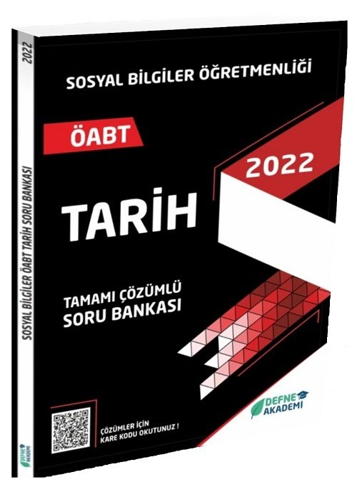 Defne Akademi 2022 ÖABT Sosyal Bilgiler Tarih Soru Bankası Çözümlü Defne Akademi Yayınları