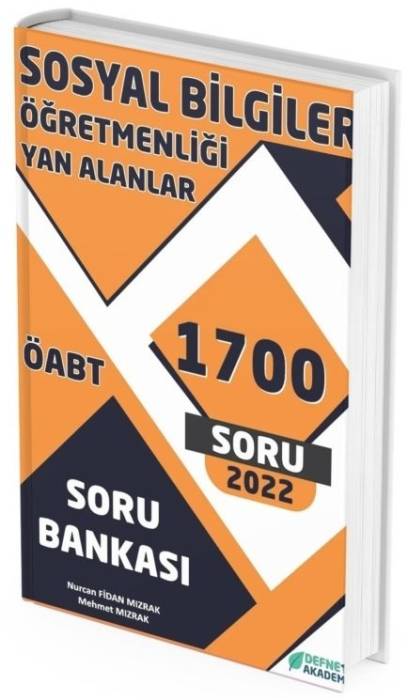 Defne Akademi 2022 ÖABT Sosyal Bilgiler Yan Alanlar Soru Bankası Defne Akademi Yayınları
