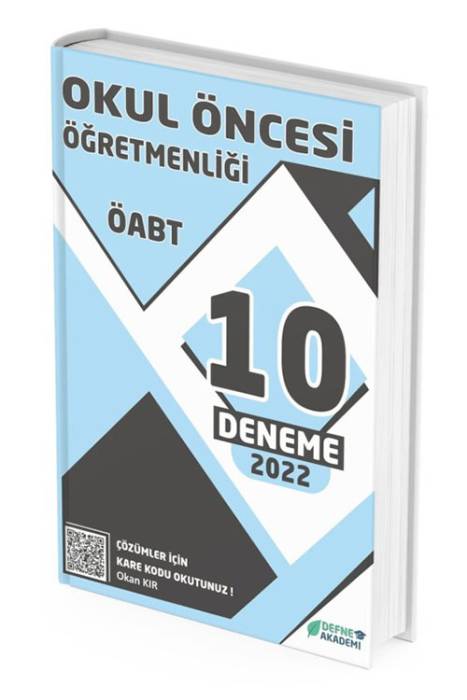 Defne Akademi 2022 Okul Öncesi ÖABT 10 Deneme Defne Akademi Yayınları