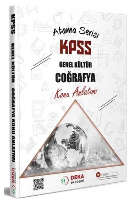 Deka 2022 KPSS Coğrafya Atama Serisi Konu Anlatımı Deka Yayınları