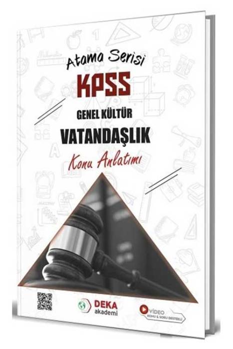 Deka 2022 KPSS Vatandaşlık Atama Serisi Konu Anlatımı Deka Yayınları
