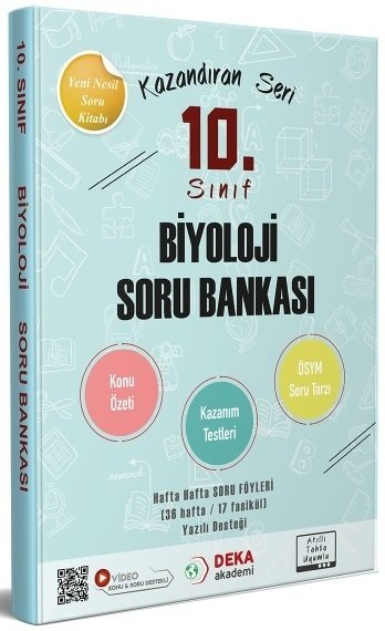 Deka Akademi 10. Sınıf Biyoloji Konu Özetli Soru Bankası Deka Akademi Yayınları