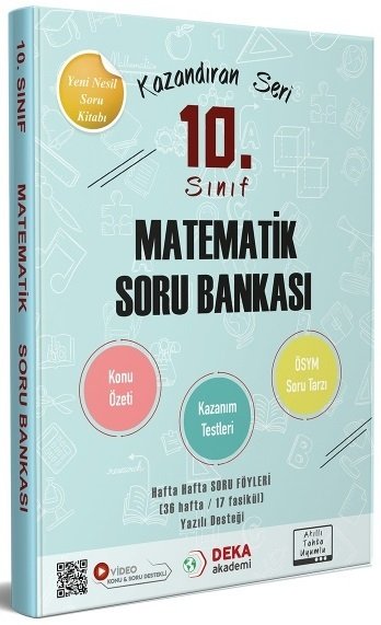 Deka Akademi 10. Sınıf Matematik Konu Özetli Soru Bankası Deka Akademi Yayınları