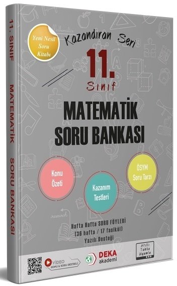 Deka Akademi 11. Sınıf Matematik Konu Özetli Soru Bankası Deka Akademi Yayınları