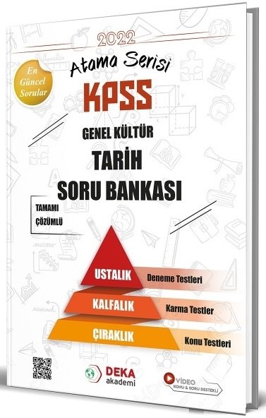 Deka Akademi 2022 KPSS Tarih Atama Serisi Soru Bankası Çözümlü Deka Akademi Yayınları