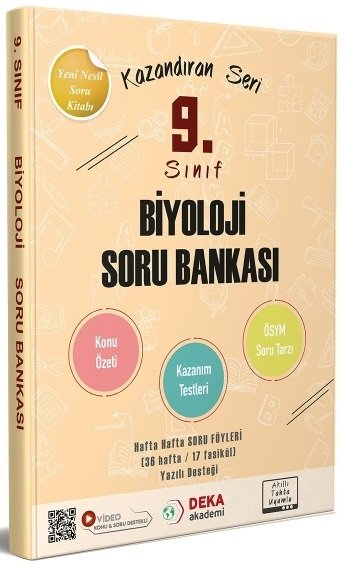 Deka Akademi 9. Sınıf Biyoloji Konu Özetli Soru Bankası Deka Akademi Yayınları