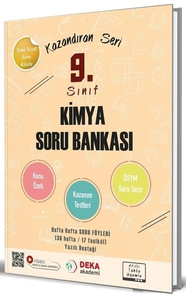 Deka Akademi 9. Sınıf Kimya Konu Özetli Soru Bankası Deka Akademi Yayınları