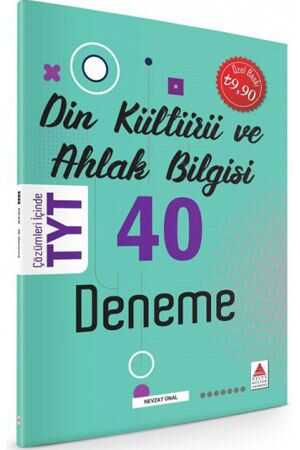 Delta Kültür TYT Din Kültürü ve Ahlak Bilgisi 40 Deneme Delta Kültür Yayınları