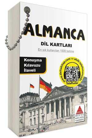 Delta Yayınları Almanca Dil Kartları - Konuşma Kılavuzu İlaveli