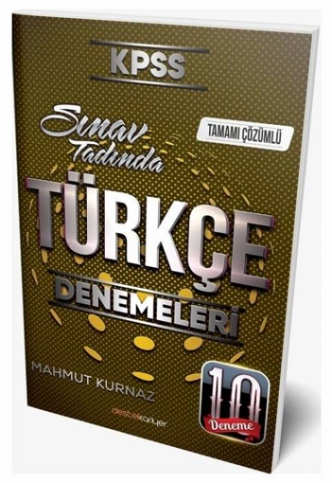 Destek Kariyer KPSS Sınav Tadında Tamamı Çözümlü Türkçe 10 Deneme Destek Kariyer Yayınları