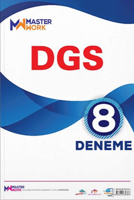 DGS-8 DENEME + Çözüm Kitapçığı/Sayısal-Sözel Master Work Yayınları