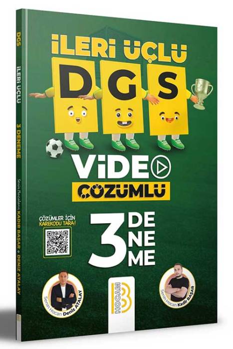DGS İleri Üçlü Video Çözümlü 3 Deneme Benim Hocam Yayınları