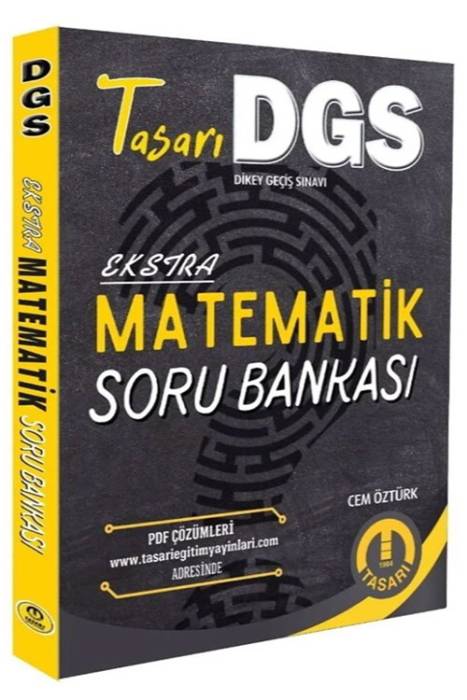 DGS Matematik Ekstra Soru Bankası PDF Çözümlü Tasarı Yayınları
