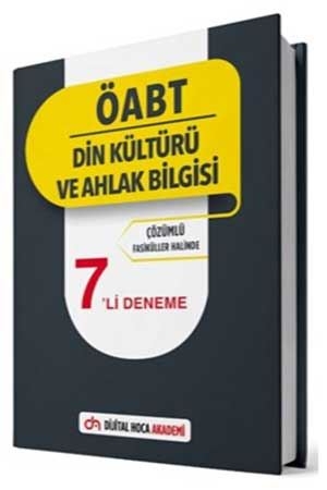 Dijital Hoca 2021 ÖABT Din Kültürü Öğretmenliği 7 Deneme Çözümlü Dijital Hoca Akademi Yayınları
