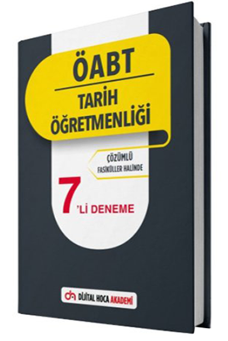 ÖABT Tarih Öğretmenliği Çözümlü 7’li Deneme Dijital Hoca Akademi Yayınları