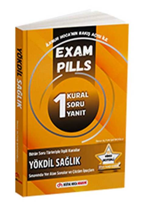 Dijital Hoca YÖKDİL Sağlık Exam Pills 1 Kural Soru Yanıt Dijital Hoca Akademi Yayınları