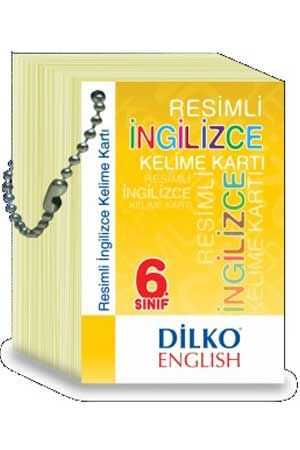 Dilko 6. Sınıf Resimli İngilizce Kelime Kartı Dilko Yayıncılık
